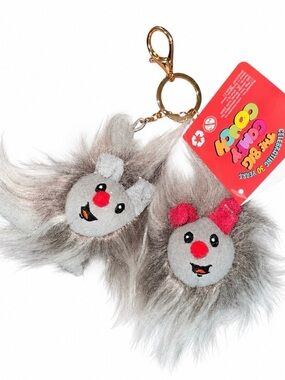 Retrokid Big Comfy Couch 30th anniversary dust bunny bag charm keychain NWT